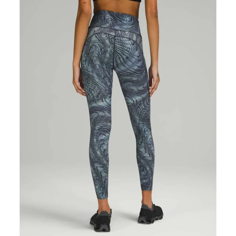 Lululemon Fast and Free Nulux Athletic Running Leggings Tights Women's Sz 4 - Picture 5 of 10